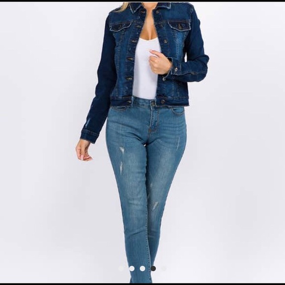 Distressed Denim Jacket - Picture 4 of 4